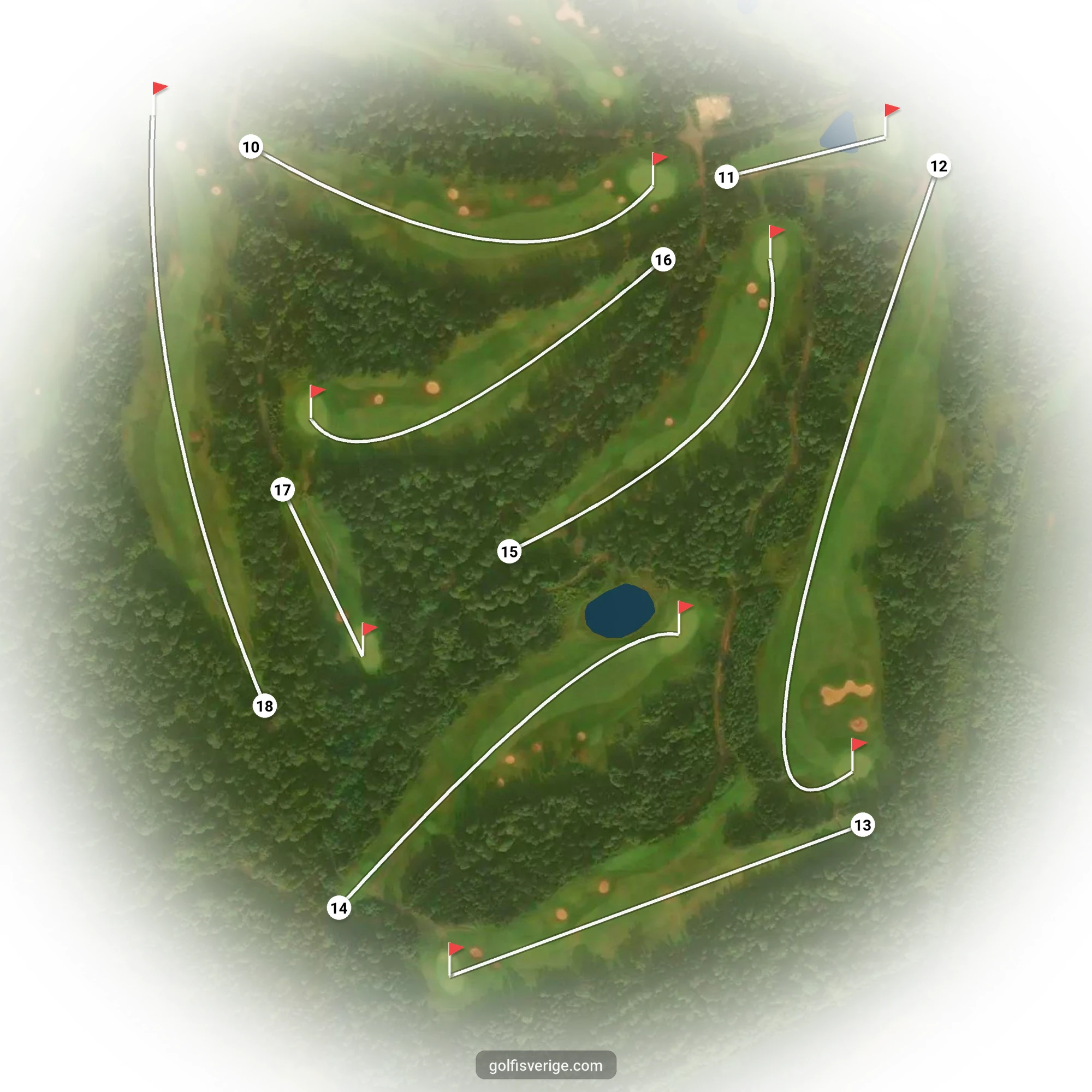 Guía del campo de golf A6GK de 9 hoyos en el club de golf A6.