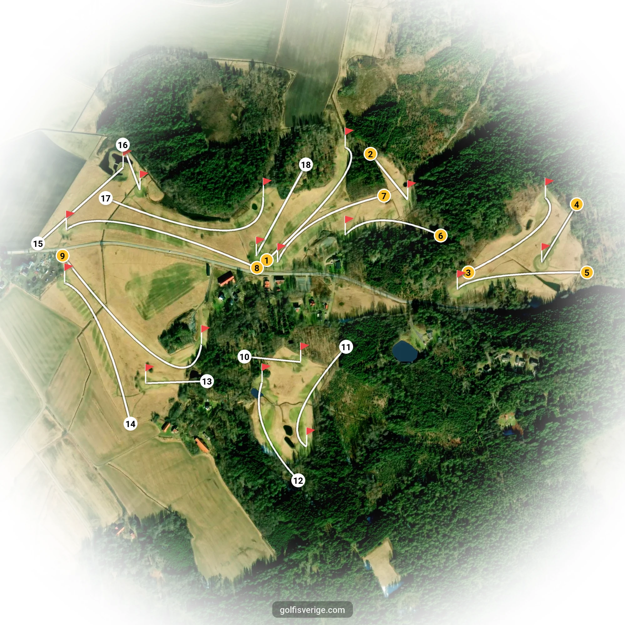 Banguide för Allmags Golf & Country Club 