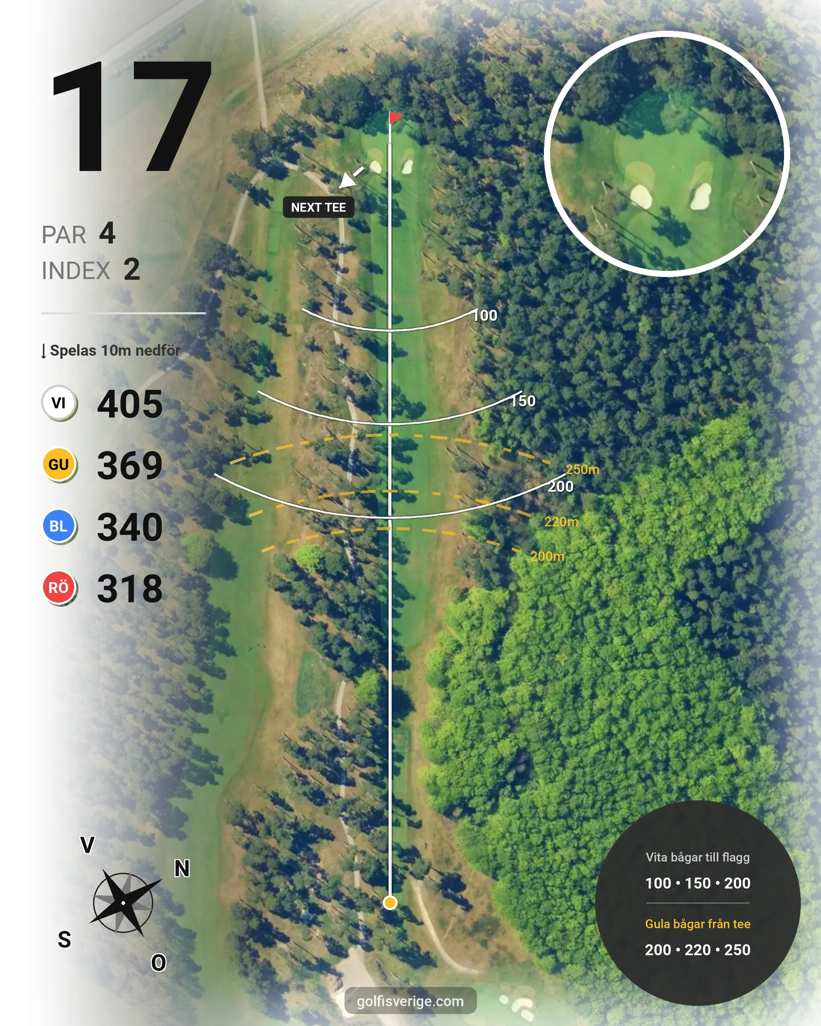 Banguide Ocean Course hål 17 karta