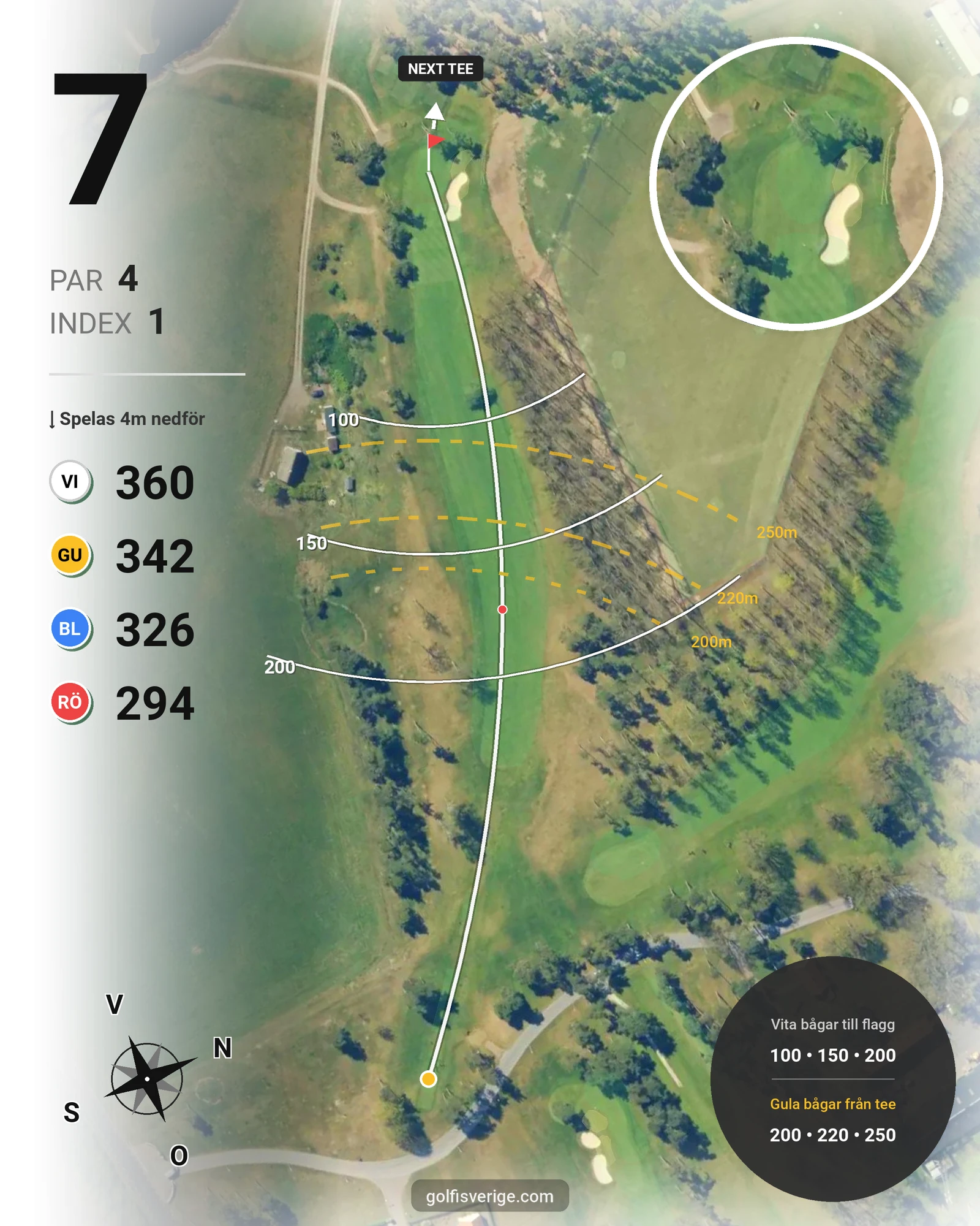 Banguide Ocean Course hål 7 karta