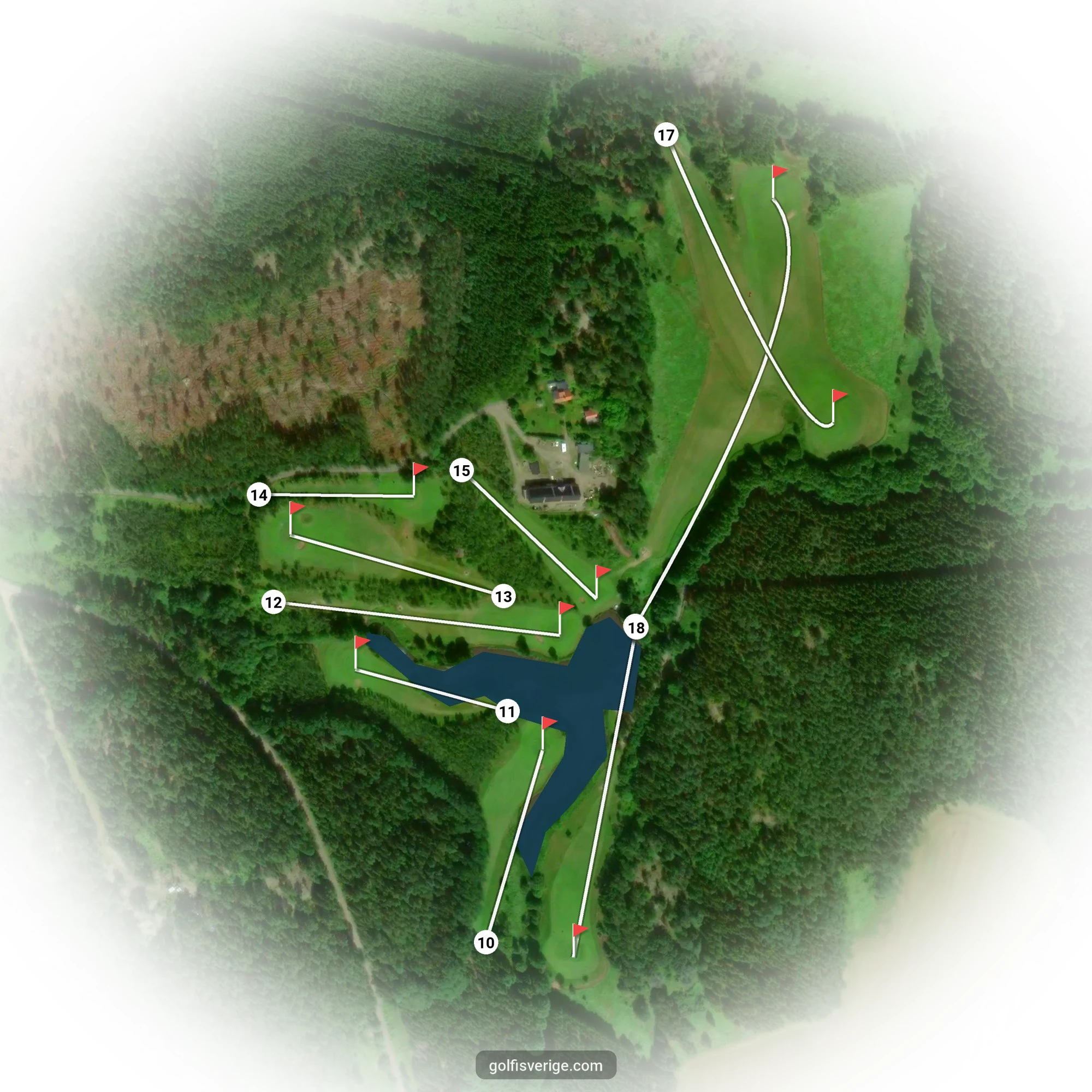 Banguide för Bryttsätter Golf på Bryttsätter Golfklubb
