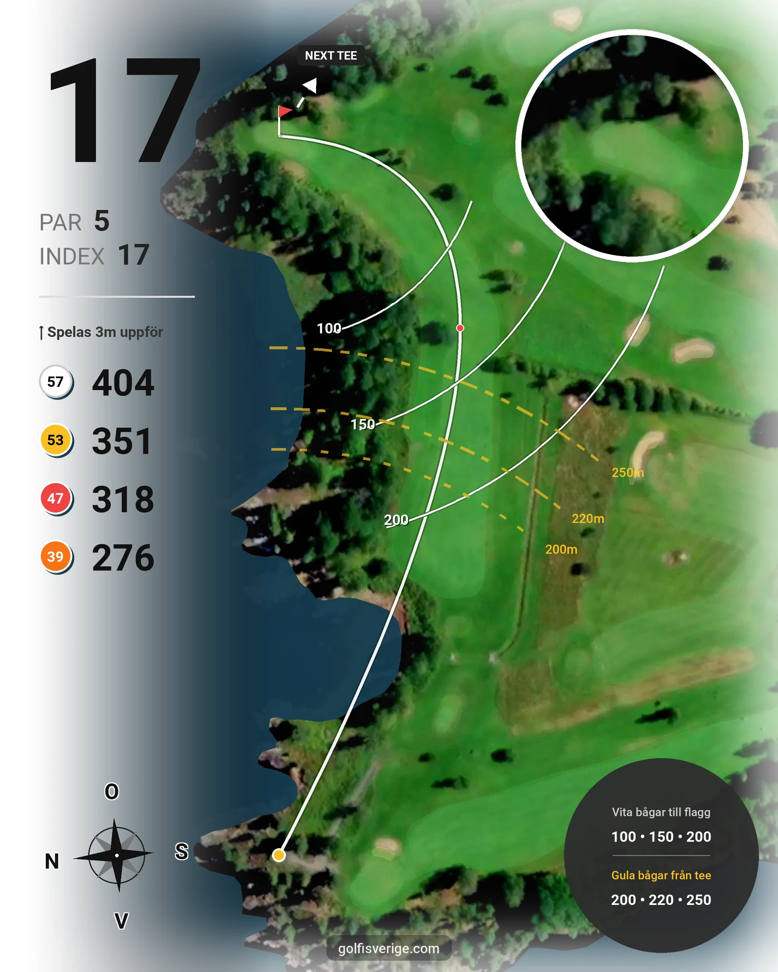 Banguide Noresund18H4T på Eda Golfklubb - Hål 17 karta