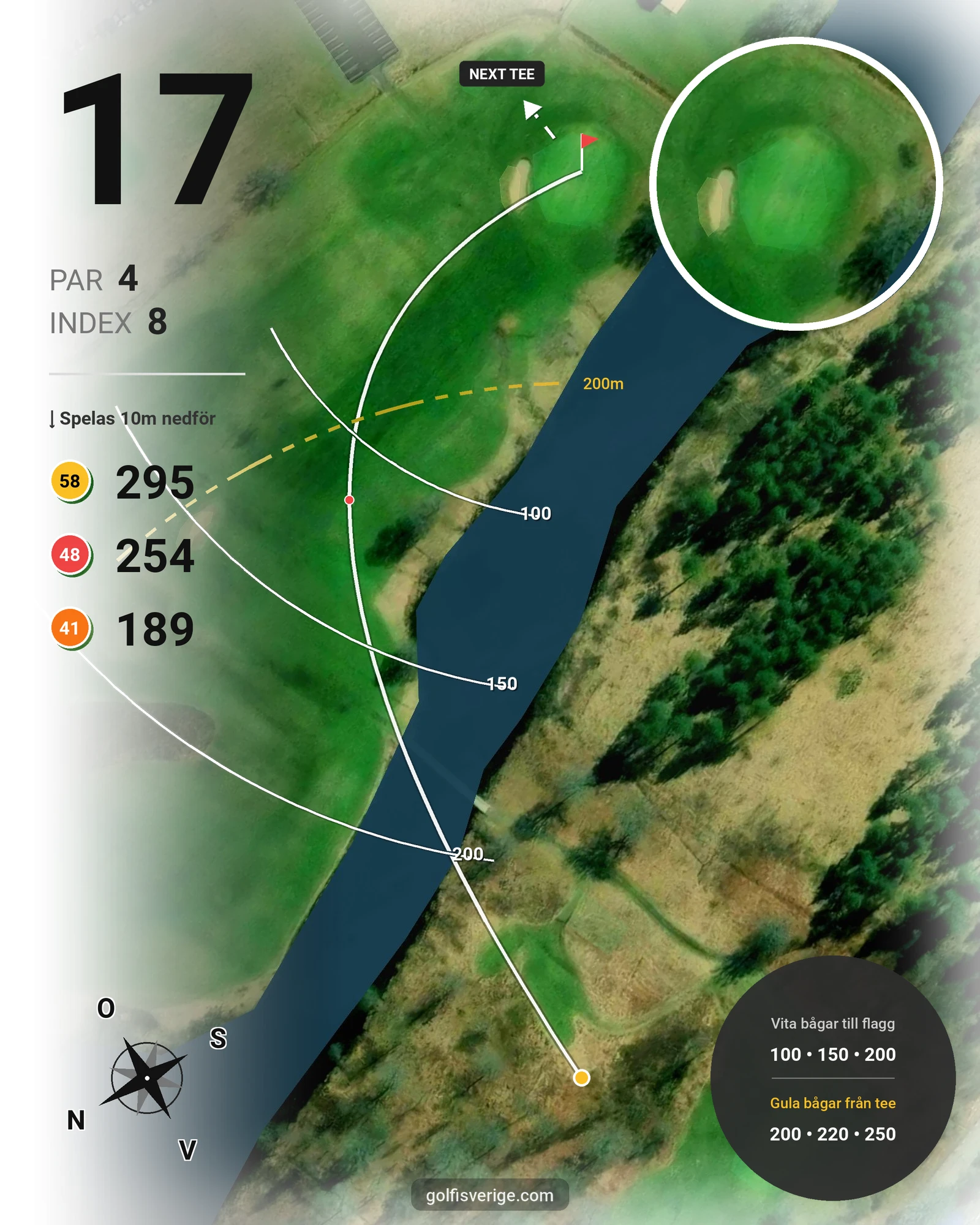Banguide Forshaga GK 18-hål hål 17 karta