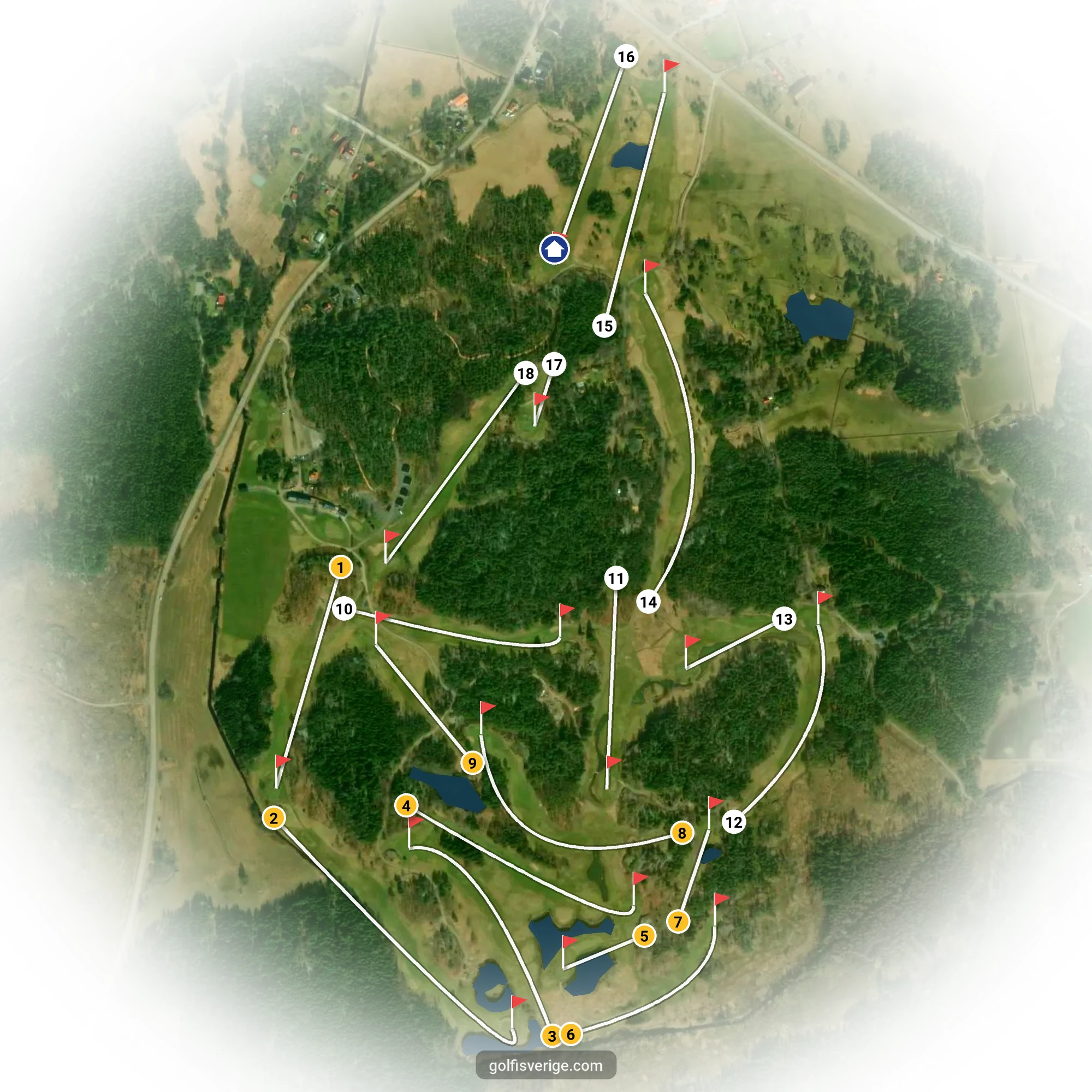 Banguide för Grönlund GK på Grönlund Golfklubb