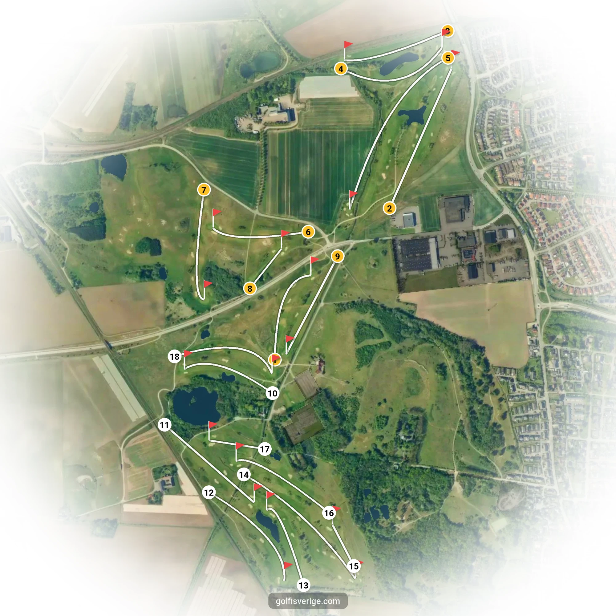 Banguide för C Sofiedal på Hinton Golf Club