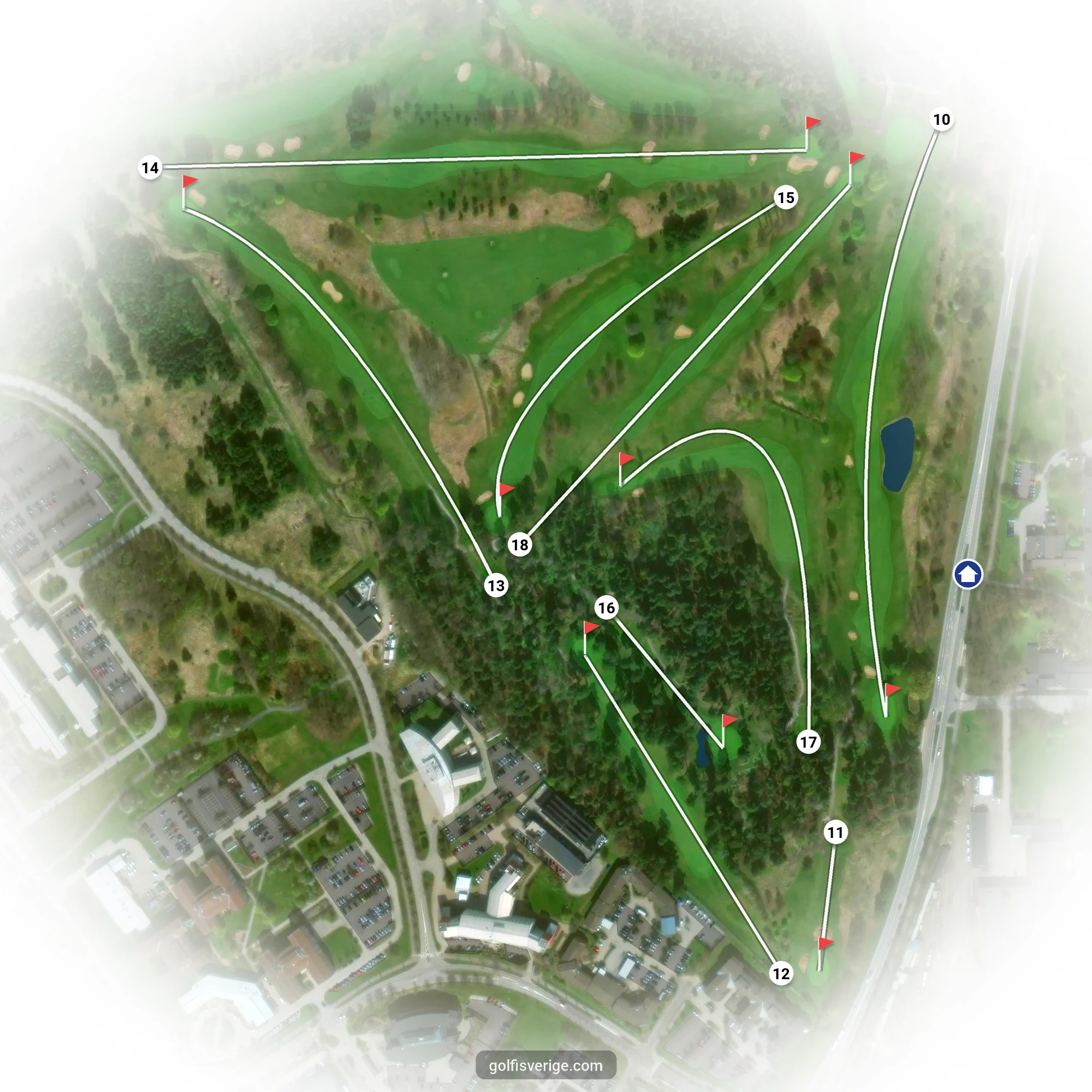 Banguide för 9-hålsspel kl. 05.00-07.00 på Linköpings Golfklubb