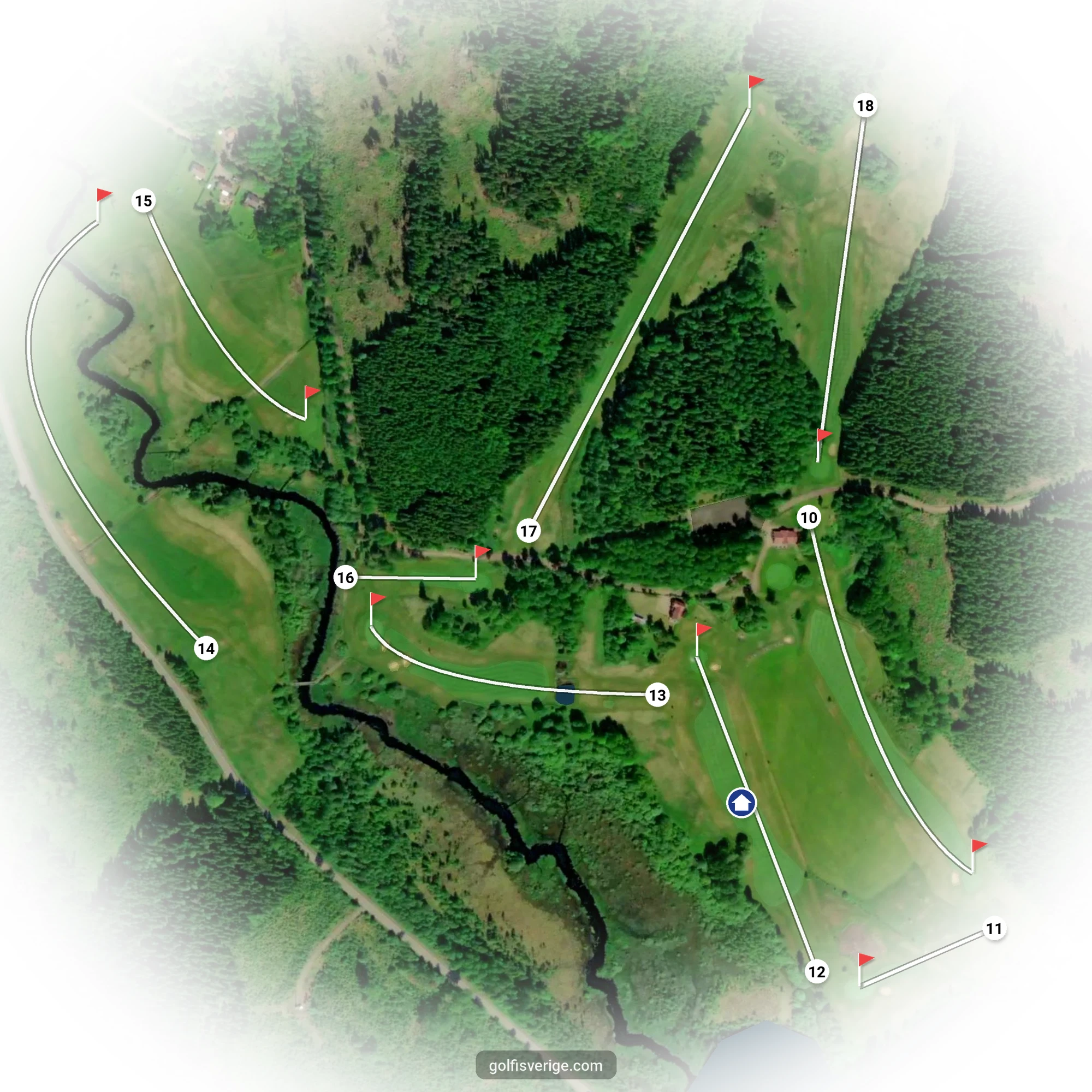 Course guide for Lundsbergs GK at Lundsbergs Golf Club