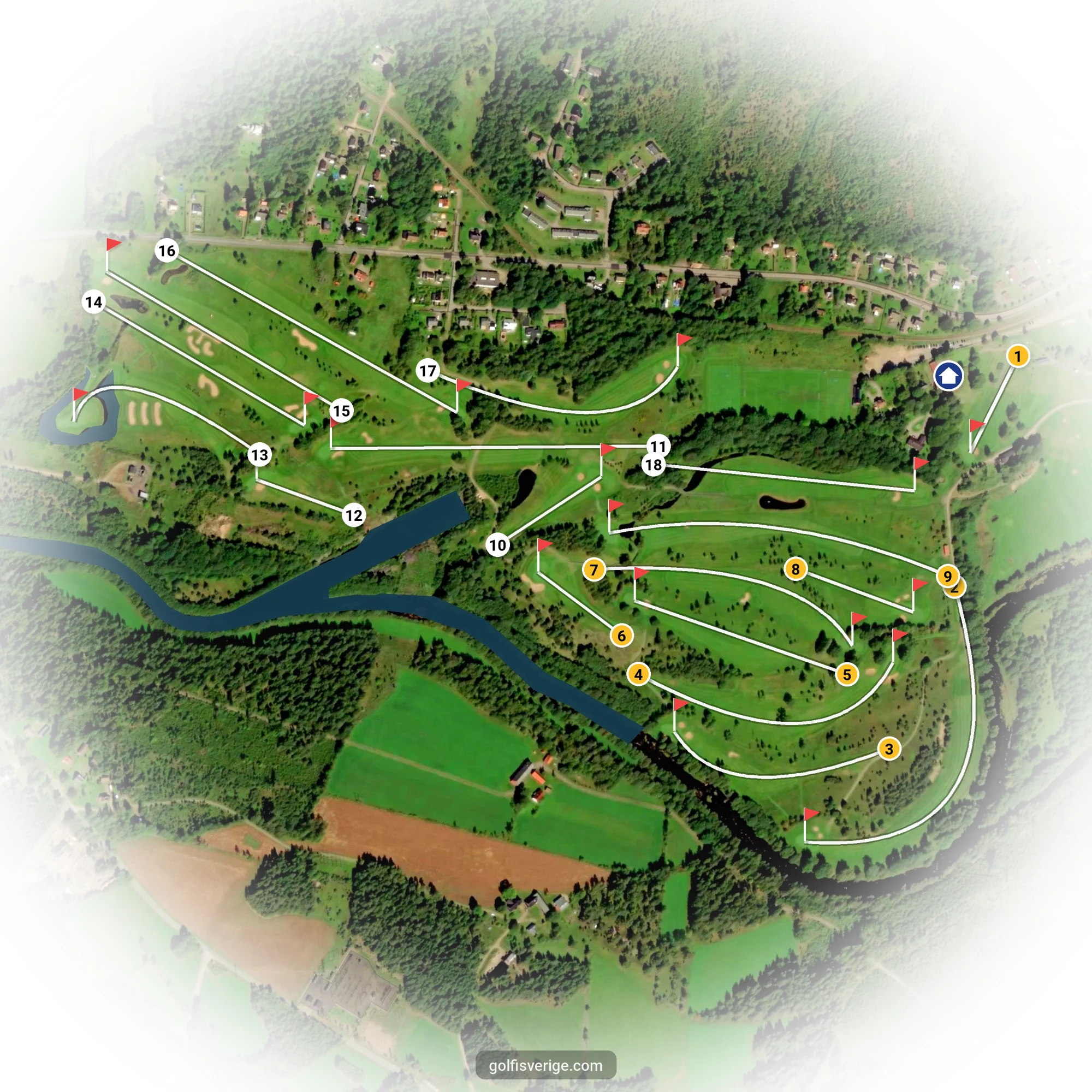 Banguide för Rydögolfklubb