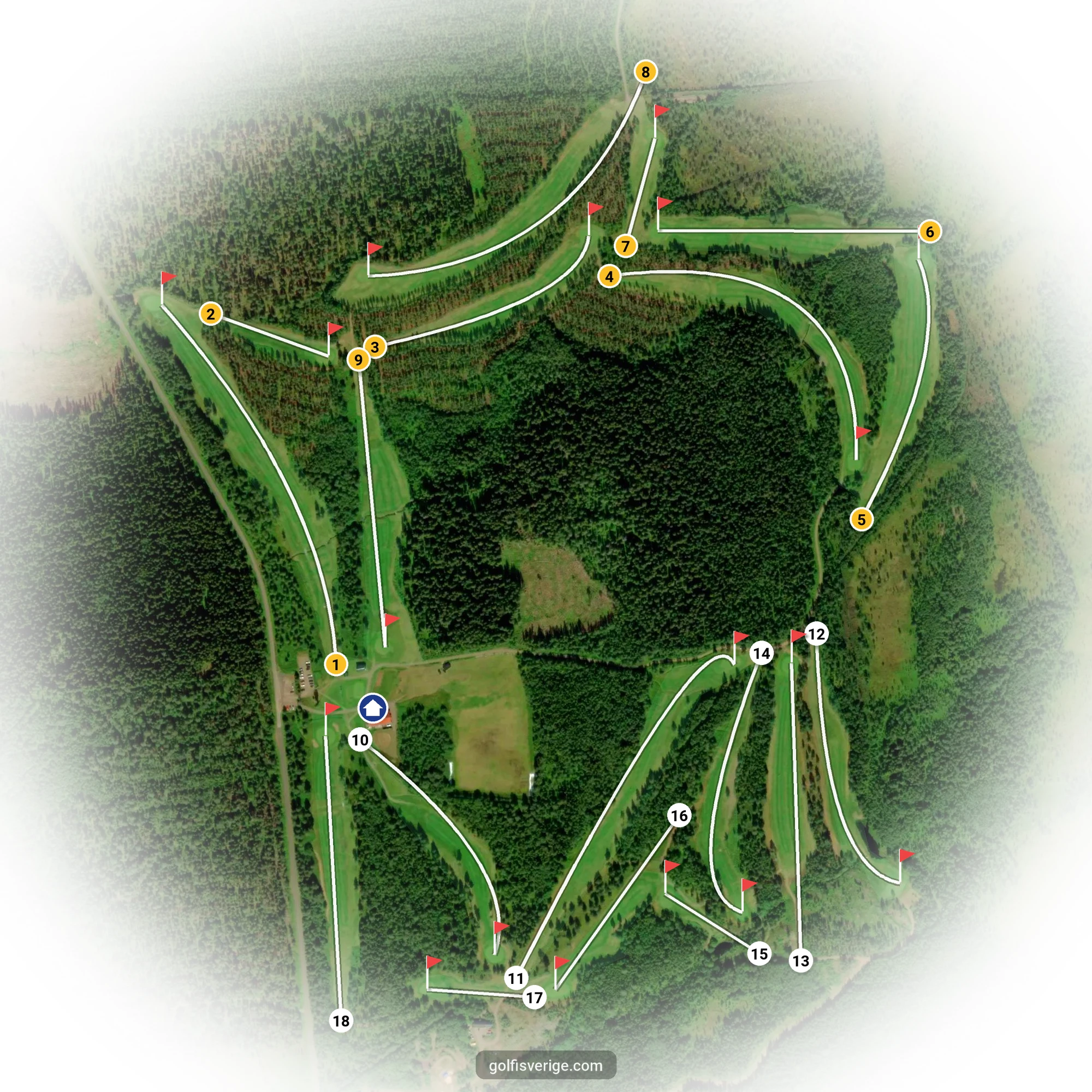 Banguide för Sälenfjällens Golfklubb