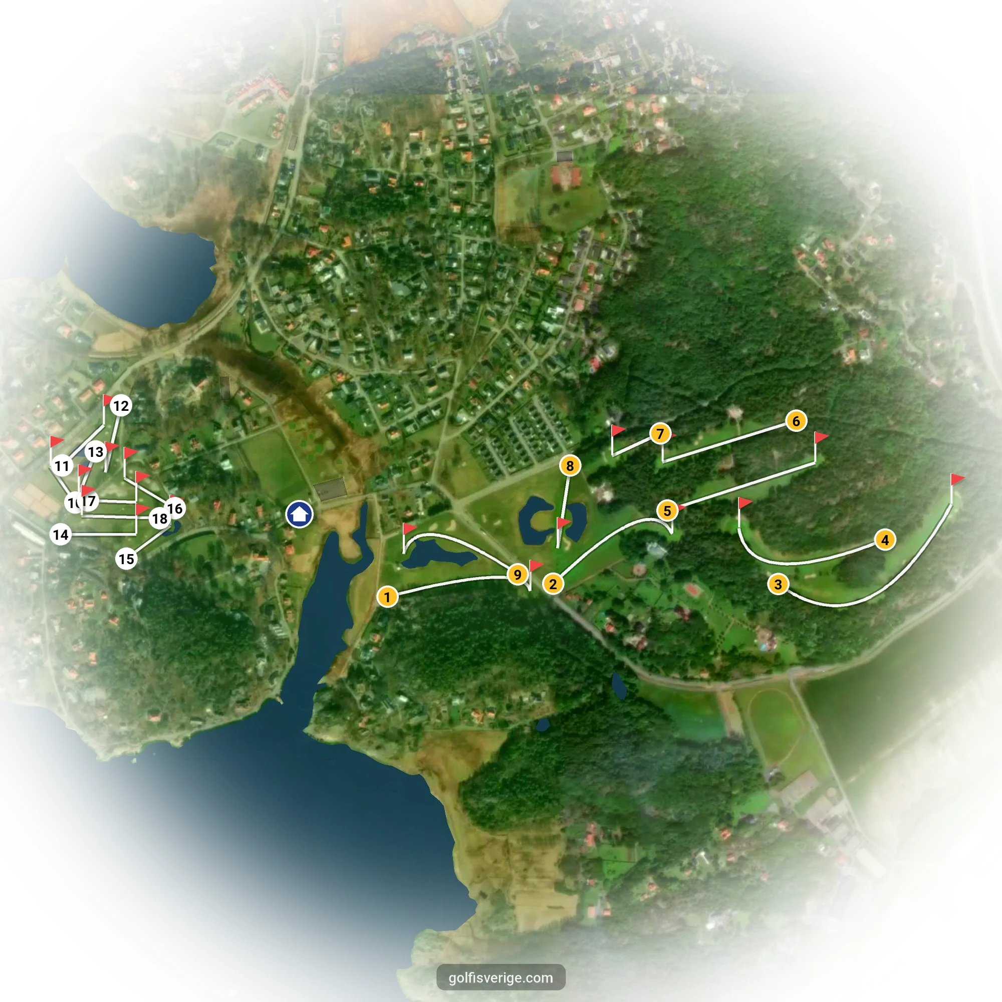 Banguide för Särö 62 på Särö Golf Club