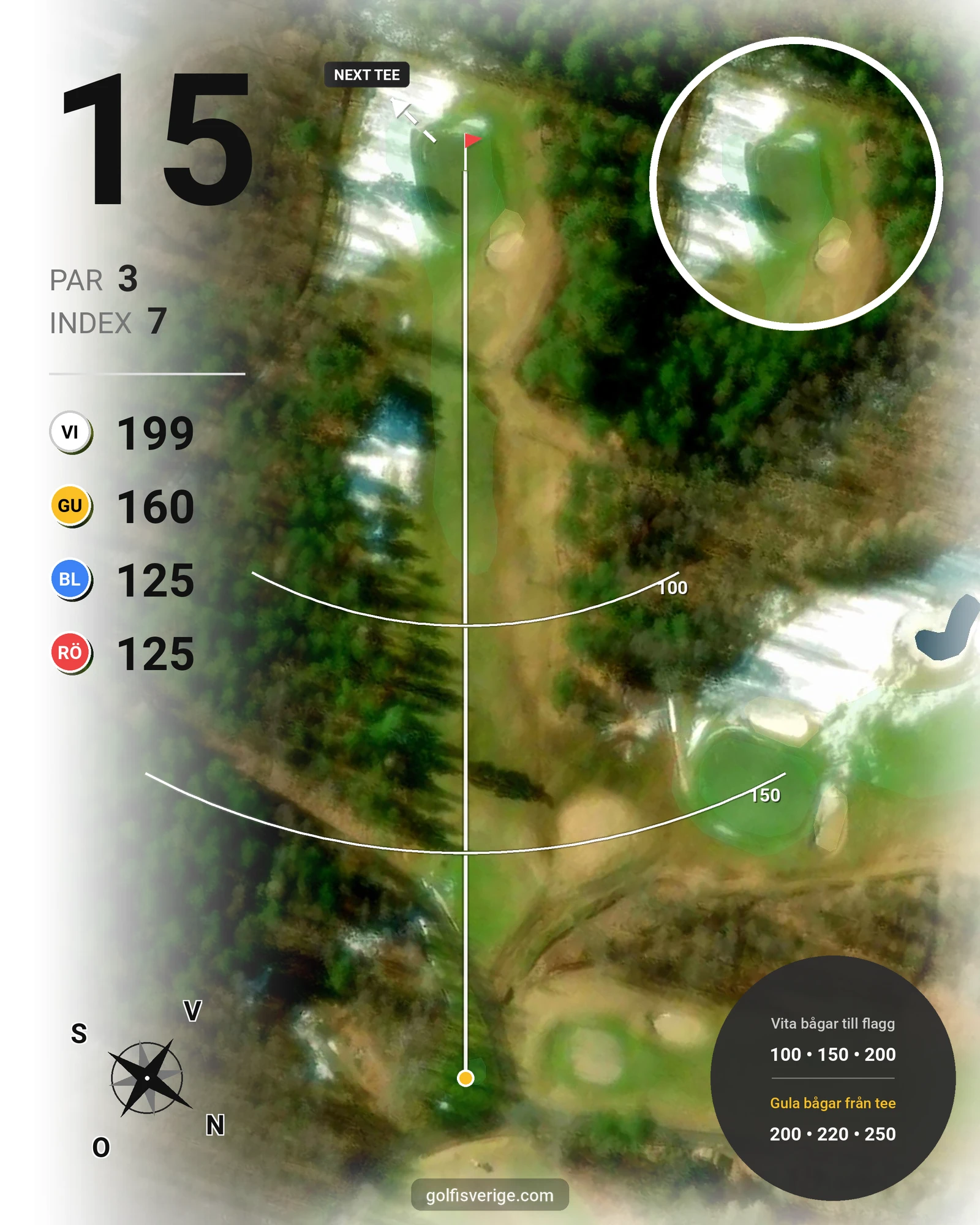 Banguide Skinnarebo 18 hål 15 karta