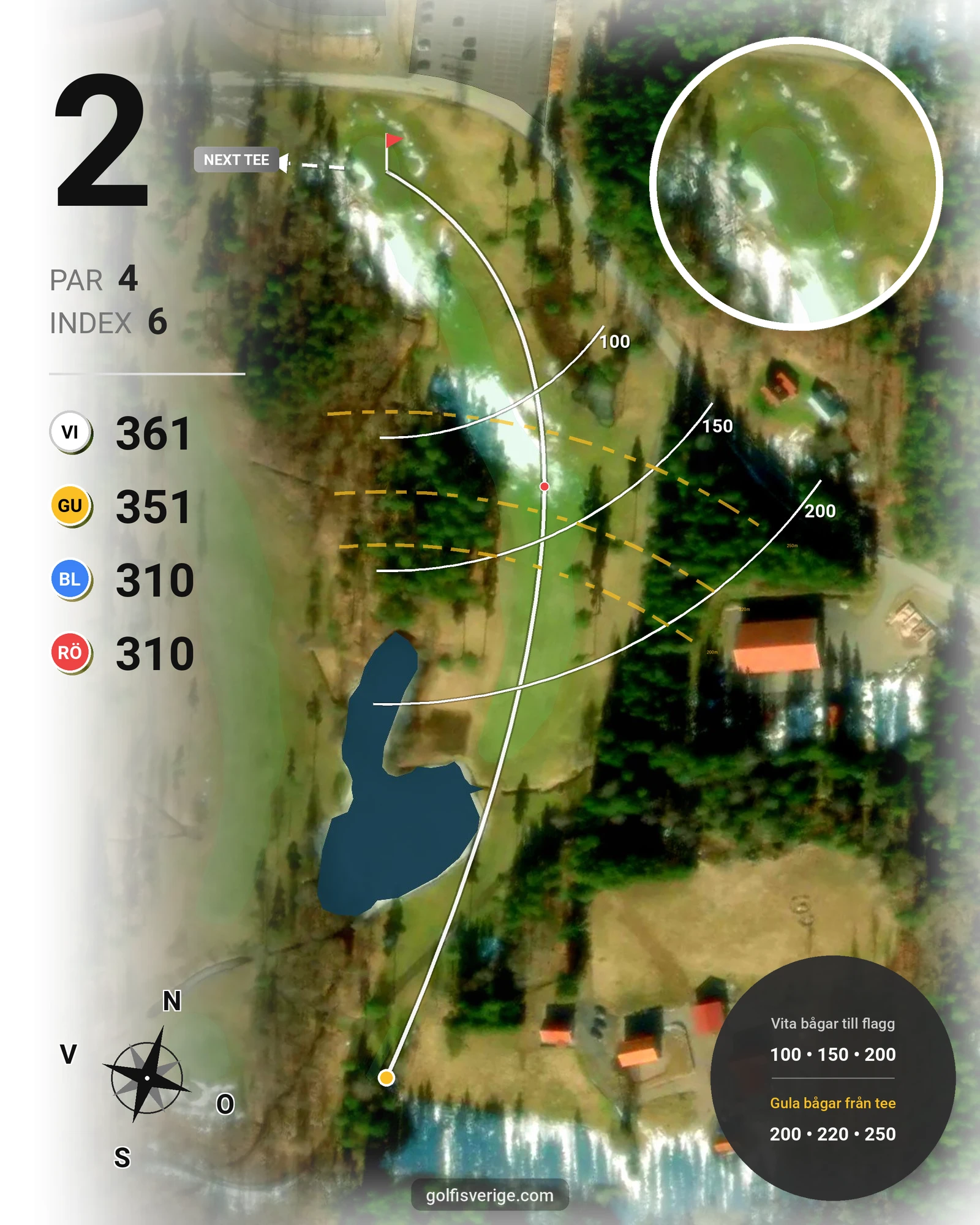 Banguide Skinnarebo 18 hål 2 karta