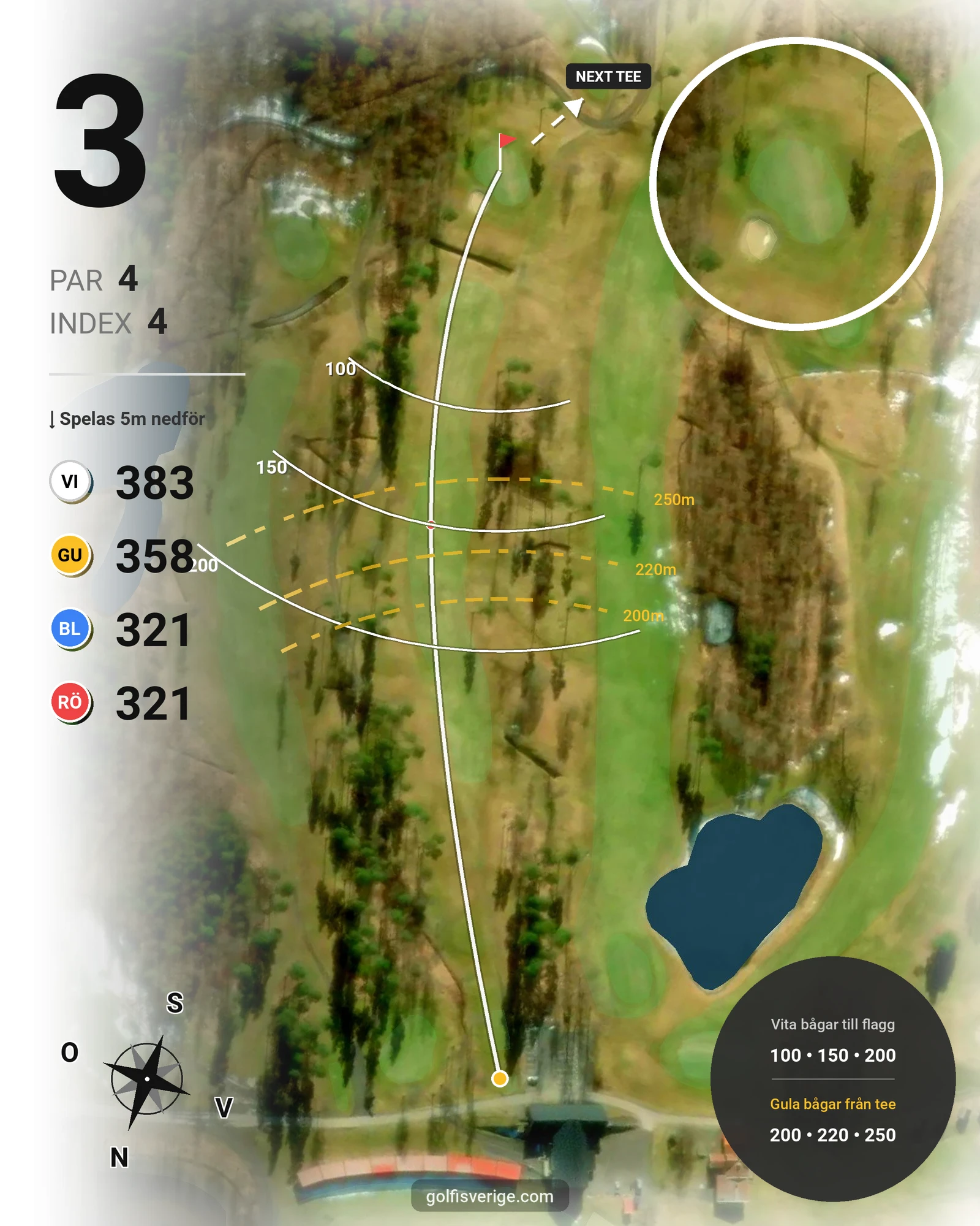 Banguide Skinnarebo 18 hål 3 karta
