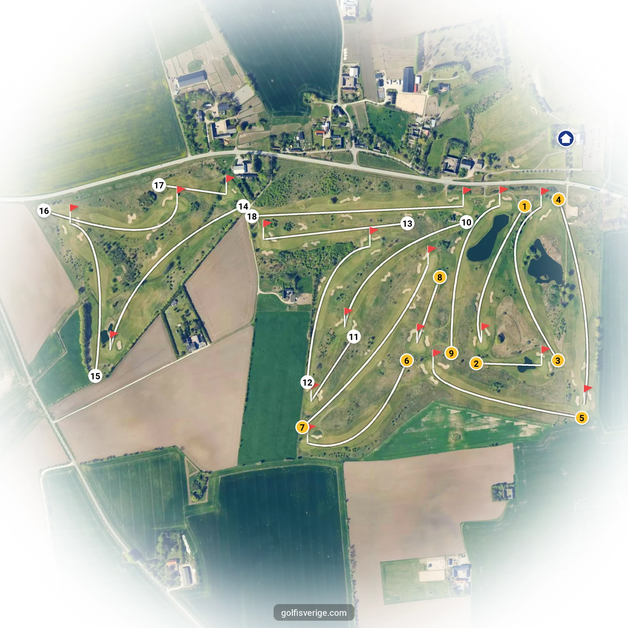 Course guide for Elleboda at Söderslätts Golf Club