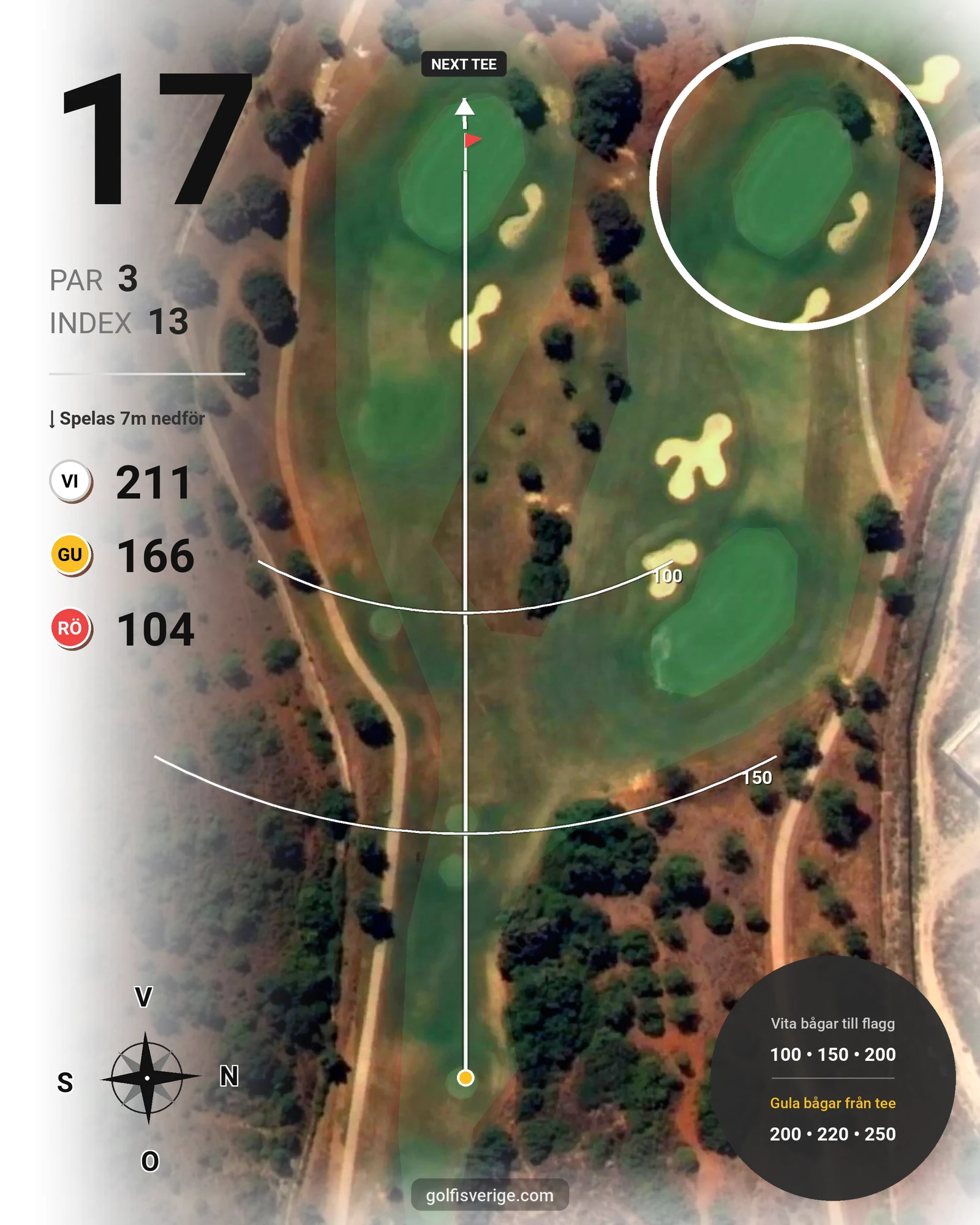 Banguide Morgado på SoloGolf - GolfiSpanien - Hål 17 karta