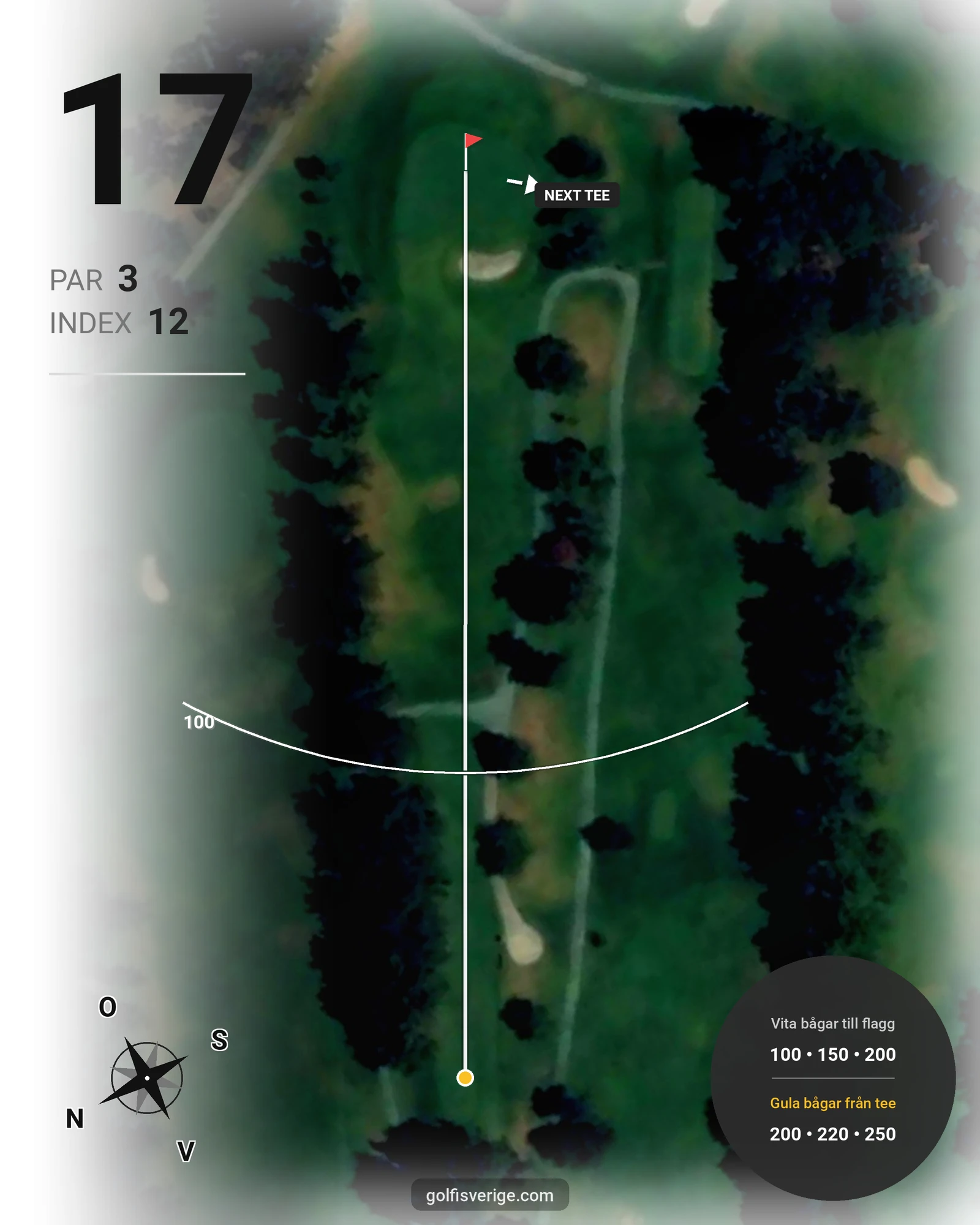Banguide Alto på SoloGolf - GolfiSpanien - Hål 17 karta