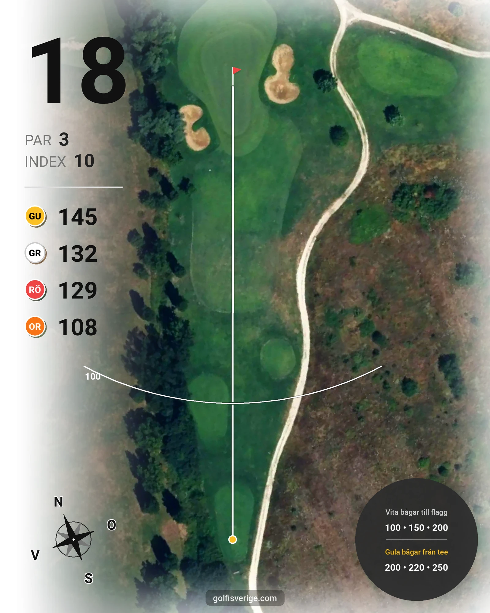 Banguide TdC Family på SoloGolf - GolfiSpanien - Hål 18 karta