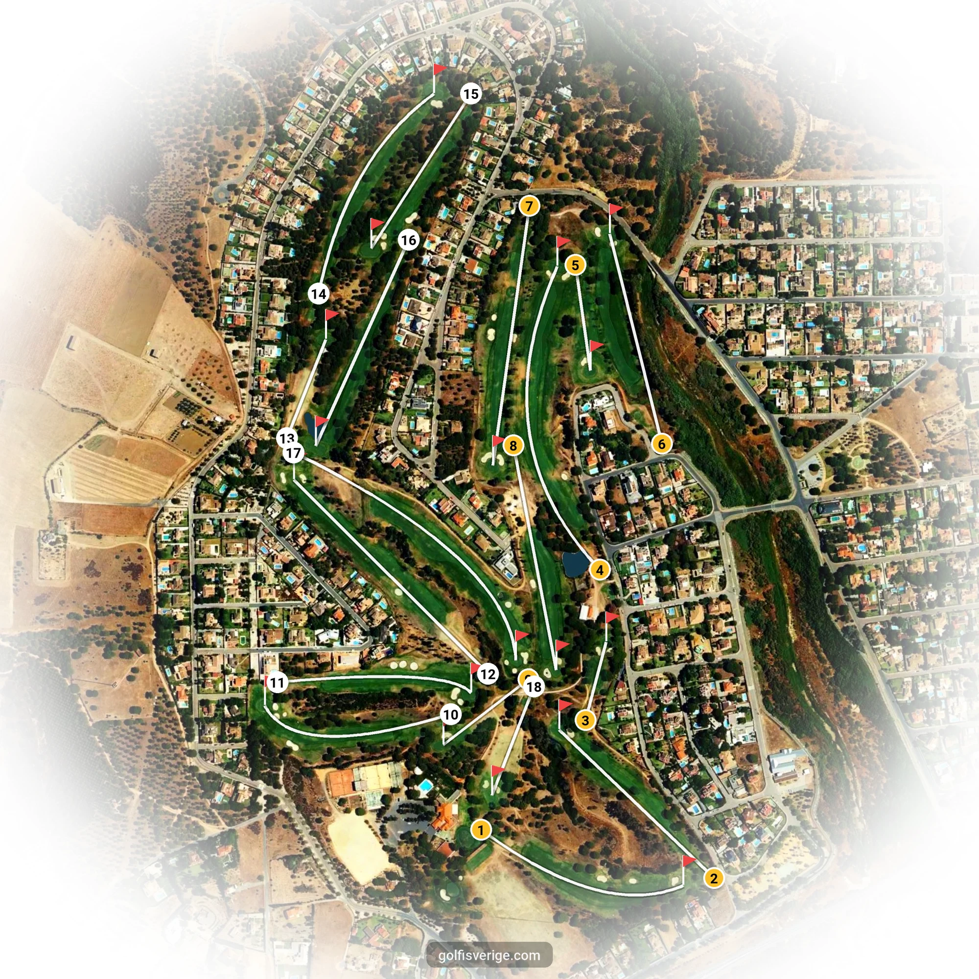 Banguide för Bellavista på SoloGolf - GolfiSpanien