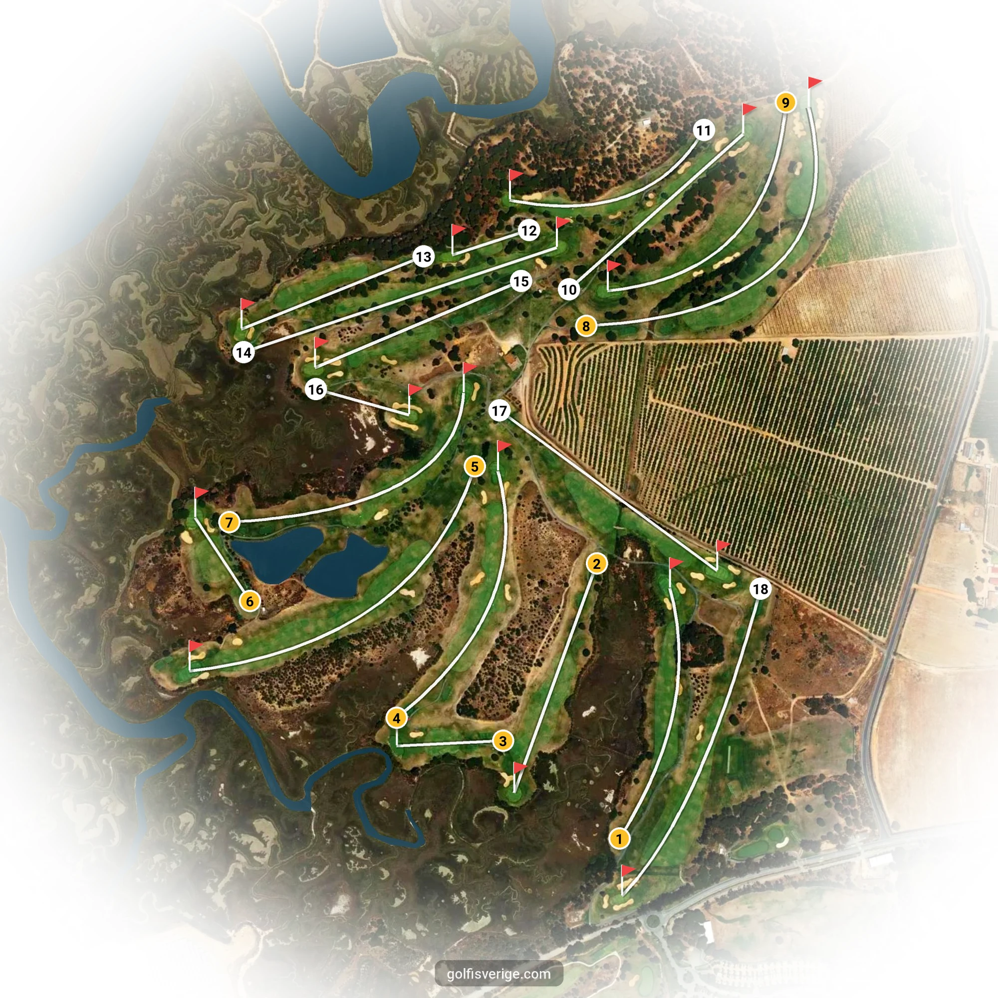 Banguide för El Rompido Norte på SoloGolf - GolfiSpanien
