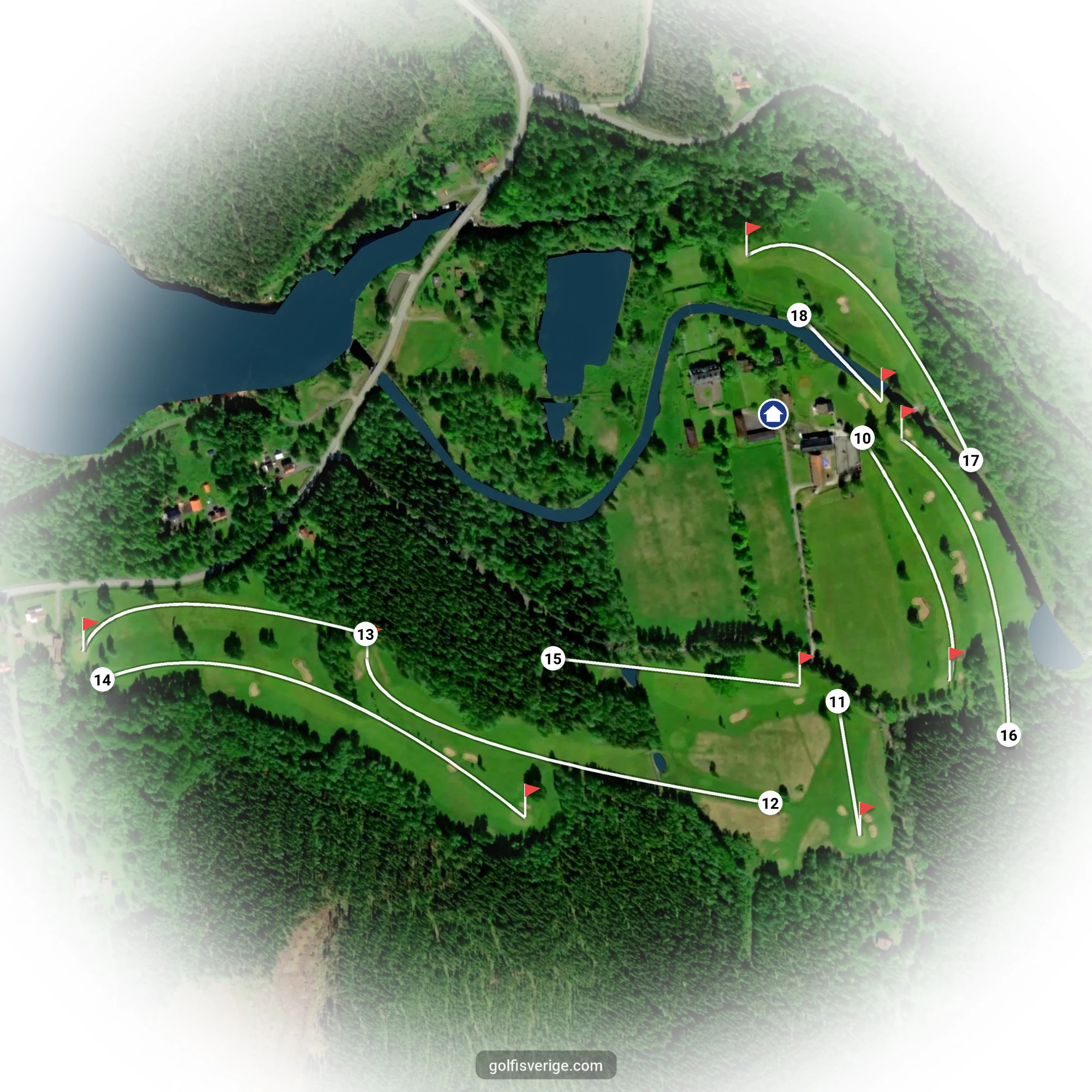 Banguide för Stjernfors Golfklubb på Stjernfors Golfklubb