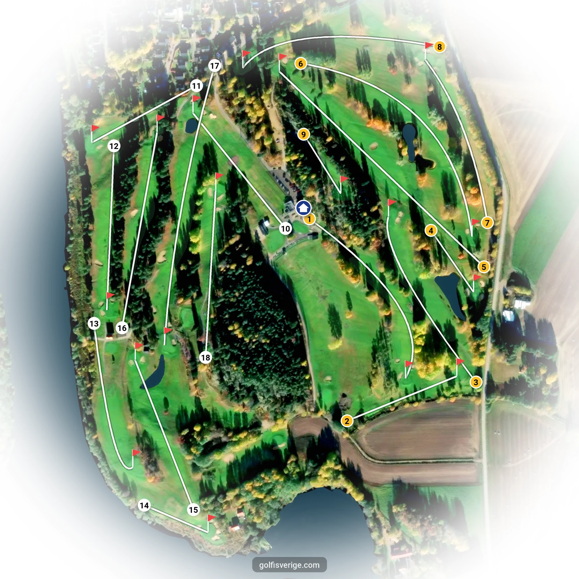 Banguide för Sundsvalls Golfklubb