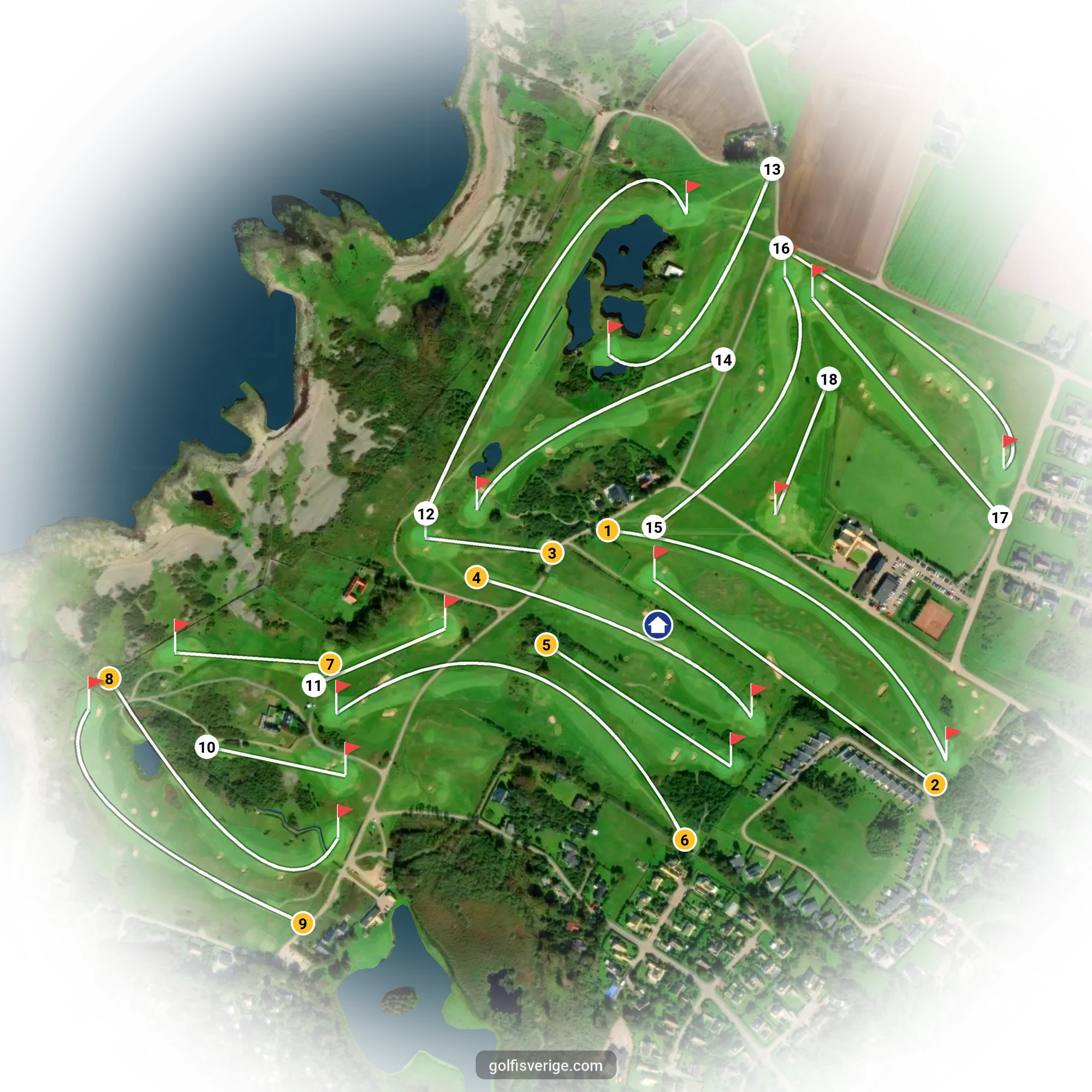 Course guide for Torekovs GK at Torekovs Golf Club