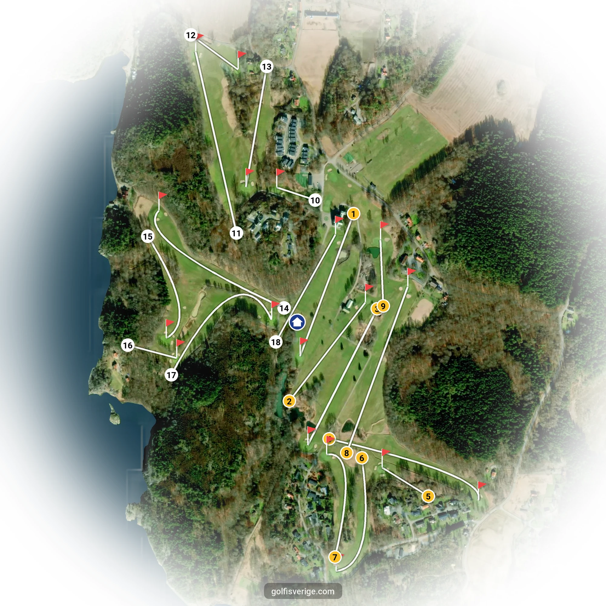 Course guide for TyGK at Torreby Golf Club