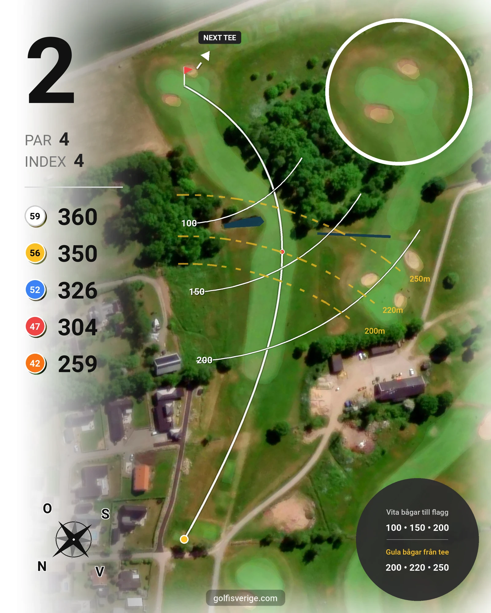 Banguide Trummenäs GK 18 hål hål 2 karta