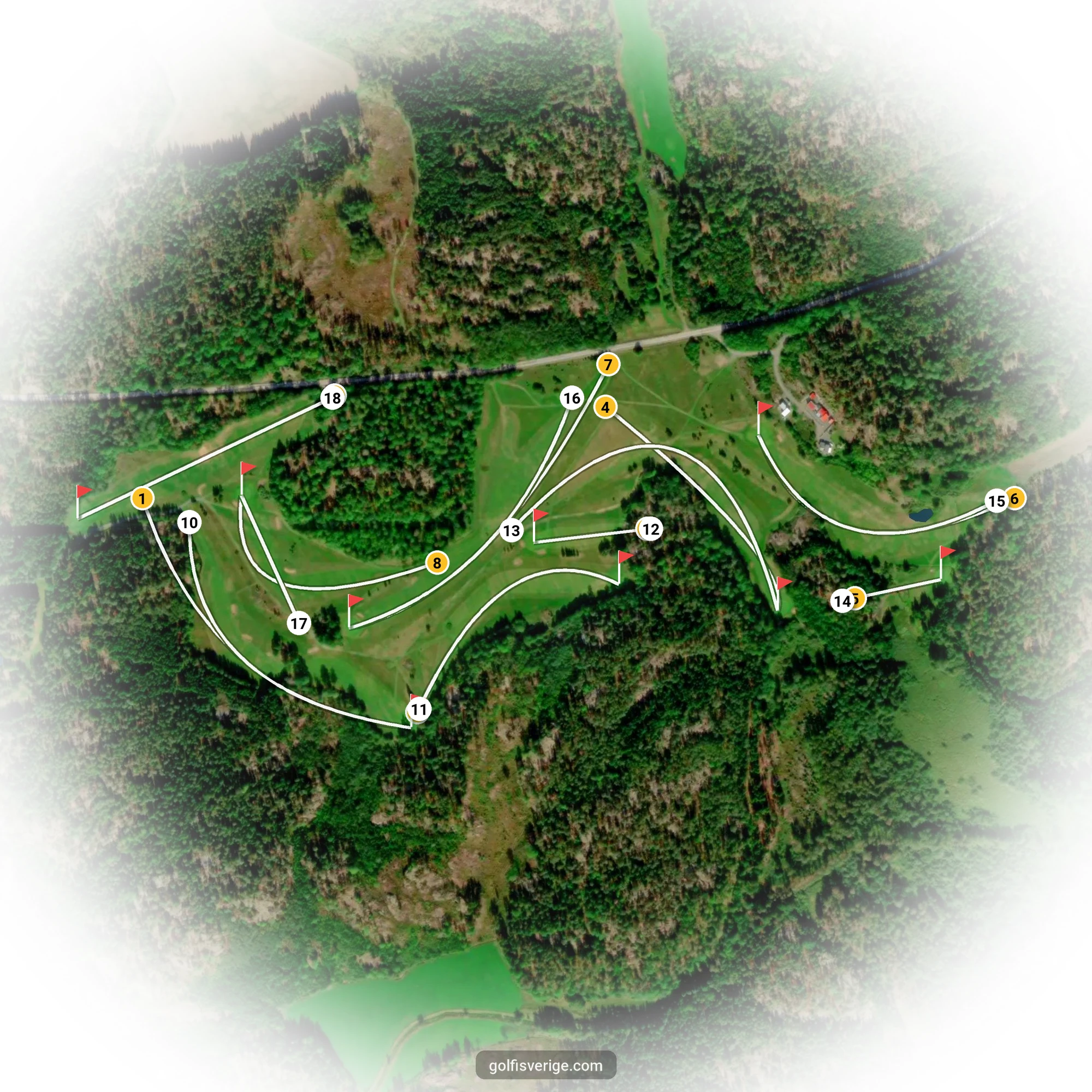 Banguide för Waldemarsviks Golfbana