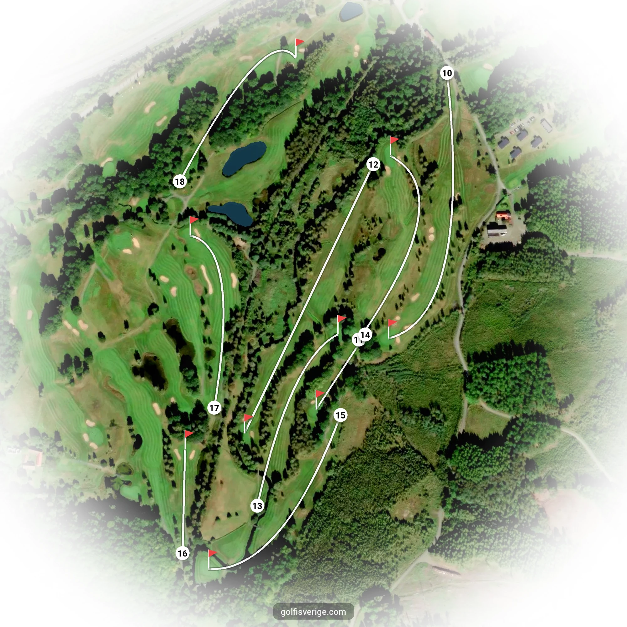 9-hole course guide at Woodlands Golf & Country Club